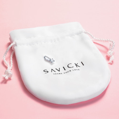 Zawieszka Share Your Love: białe złoto, diament